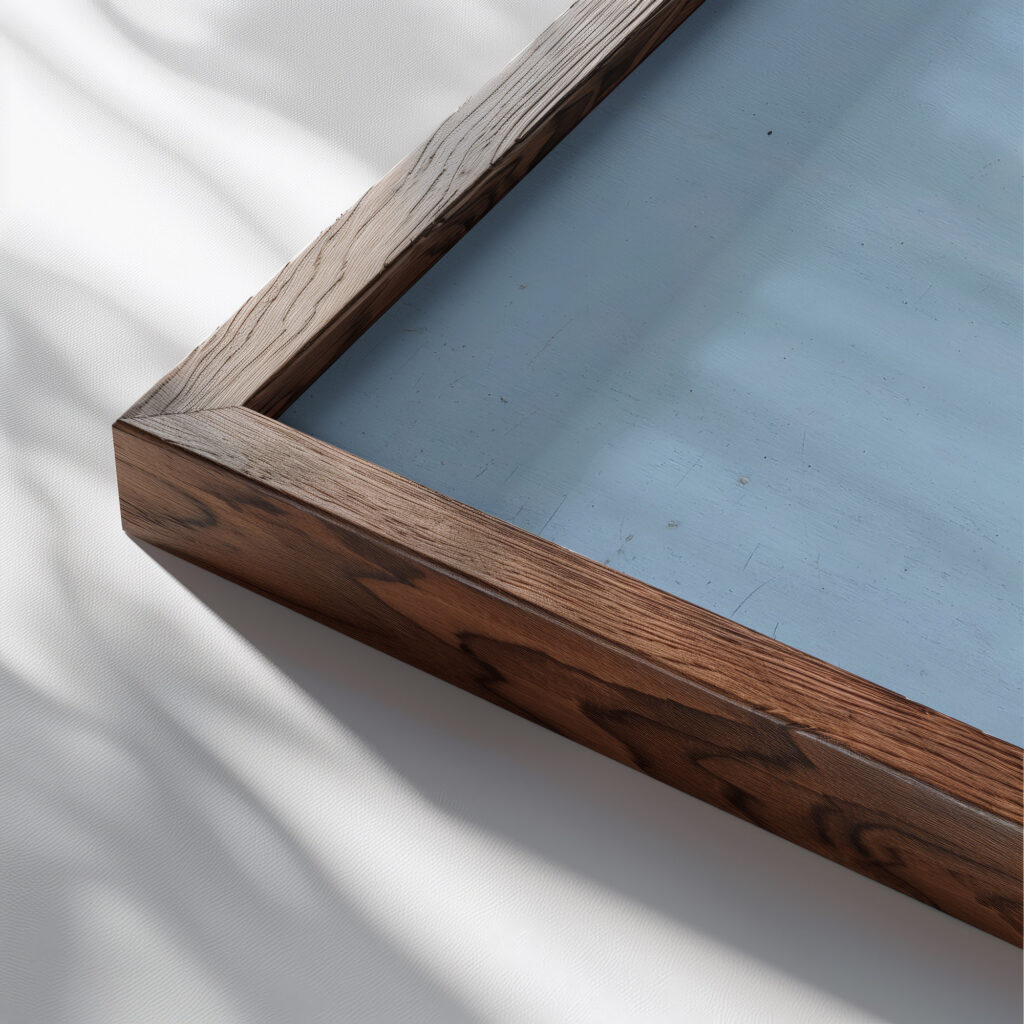 Konstruktion circa 1920 22 Laszlo Moholy Nagy close up dark wood mockup