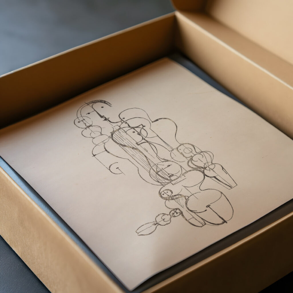 Konzentrische Gruppe Figurenplan K1 1922 Oskar Schlemmer video mockup