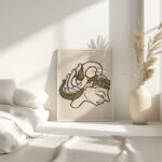 Kop van een wajangpop 1942 Reijer Stolk 4 mockup