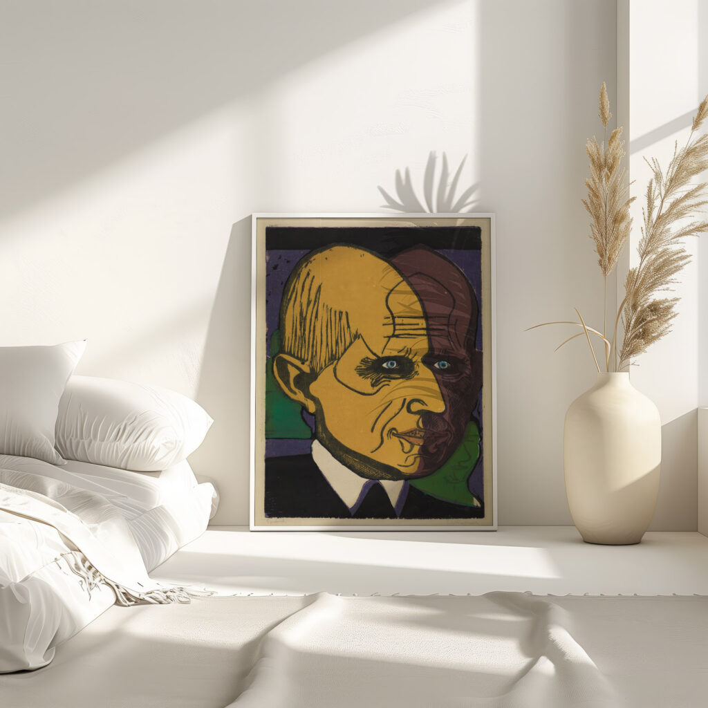 Kopf Dr. Bauer 1933 Ernst Ludwig Kirchner 4 mockup