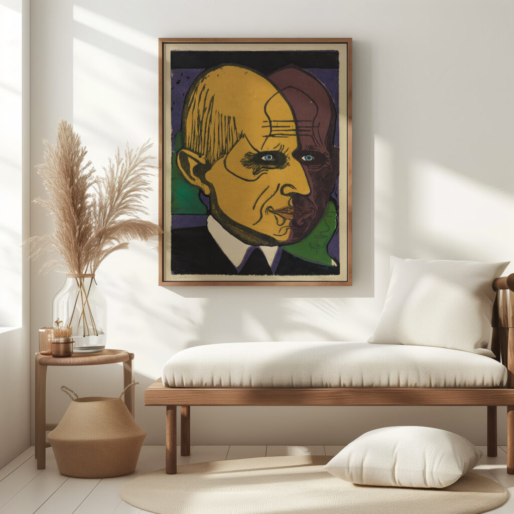 Kopf Dr. Bauer 1933 Ernst Ludwig Kirchner 5 mockup