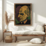 Kopf Dr. Bauer Farbstock II 1933 Ernst Ludwig Kirchner 5 mockup