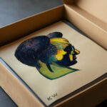 Kopfstudie aus ‘Profile 10 Blatter Graz III 1924 Karl Wiener video mockup