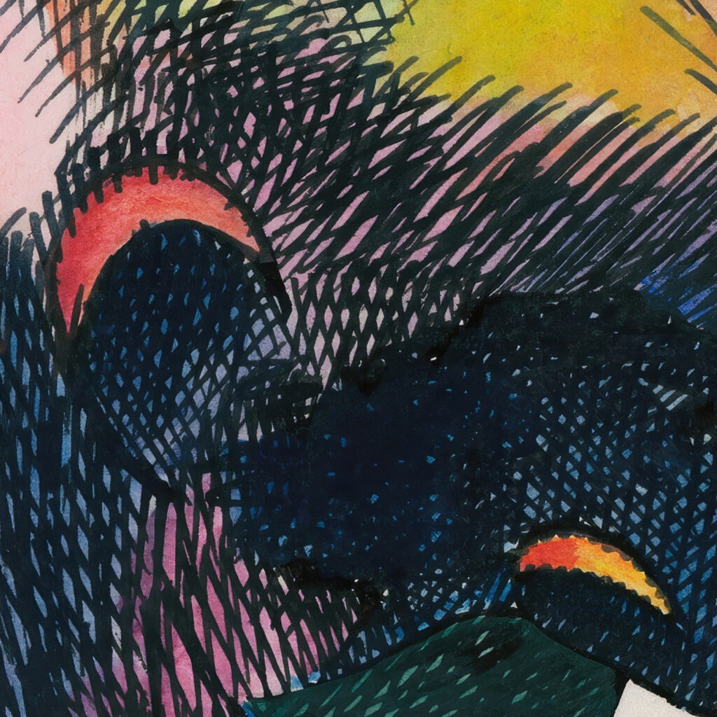 Kopfstudie aus ‘Profile 10 Blatter Graz IX 1924 Karl Wiener 8 mockup