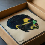 Kopfstudie aus ‘Profile 10 Blatter Graz VI 1924 Karl Wiener video mockup