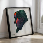 Kopfstudie aus ‘Profile 10 Blatter Graz VIII 1924 Karl Wiener 4 mockup