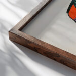 Kopfstudie aus ‘Profile 10 Blatter Graz VIII 1924 Karl Wiener close up dark wood mockup