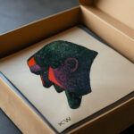 Kopfstudie aus ‘Profile 10 Blatter Graz VIII 1924 Karl Wiener video mockup