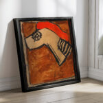 Kopfteil eines Rossharnisch 1918 Egon Schiele 4 mockup