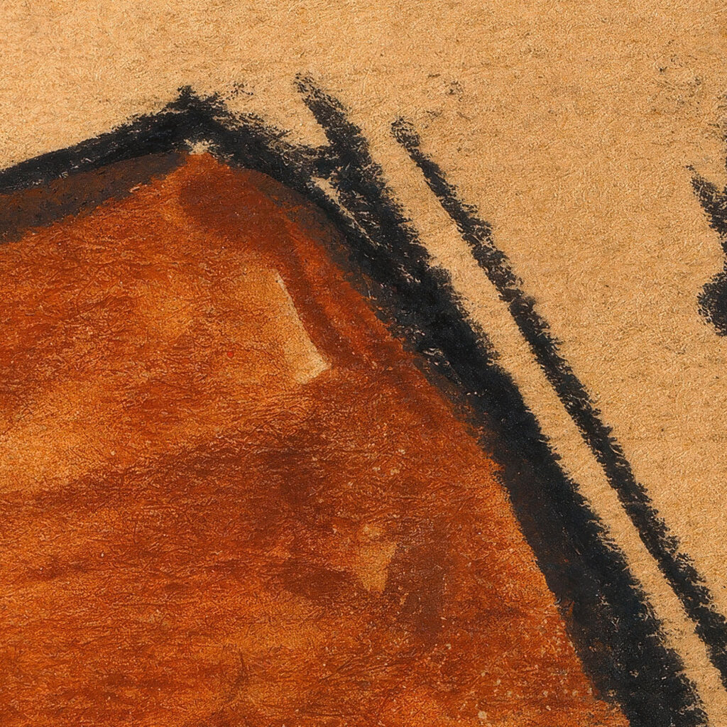 Kopfteil eines Rossharnisch 1918 Egon Schiele 8 mockup