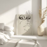 Koppen van papegaaien 1890 Carel Adolph Lion Cachet 4 mockup