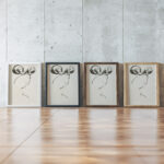 Koppen van papegaaien 1890 Carel Adolph Lion Cachet framed posters mockup