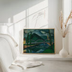 Krajina s mostom 1922 Gejza Schiller 4 mockup