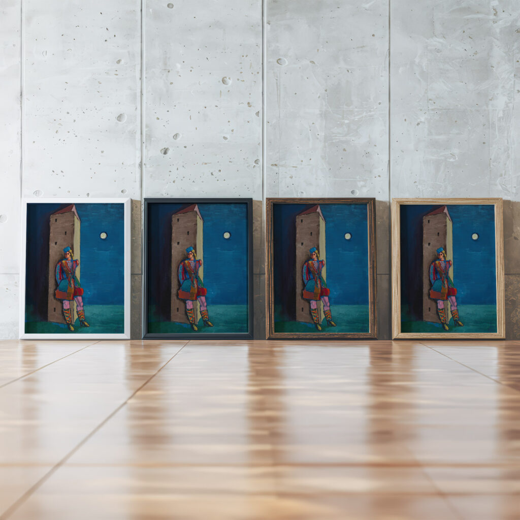 Kriegerwitwe 1942 Karl Wiener framed posters mockup