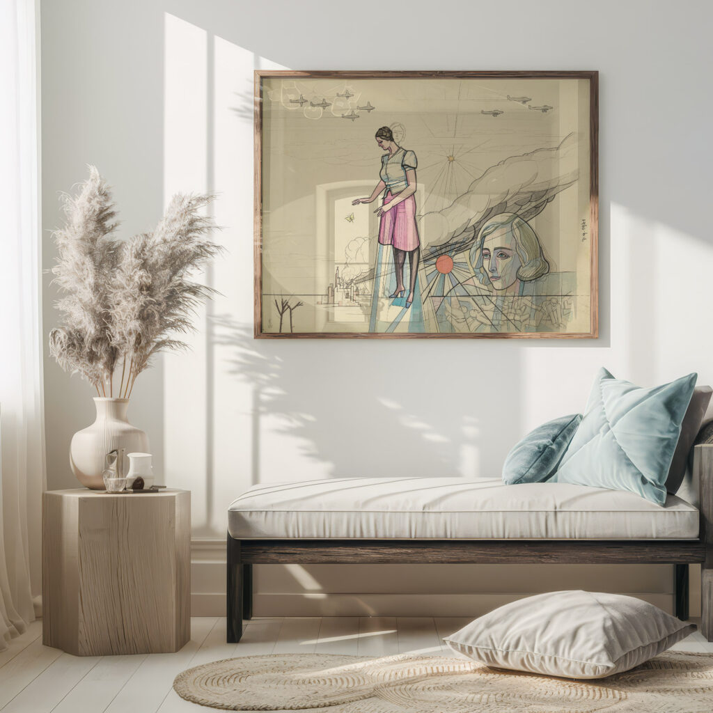 Kriegs Idylle around 1935 Karl Wiener 5 mockup