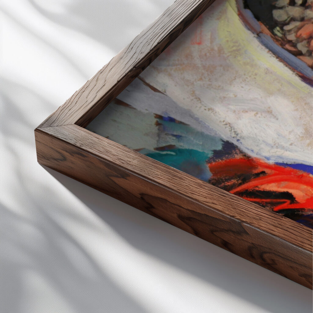 Krimmi pruut 1964 Lola Liivat close up dark wood mockup