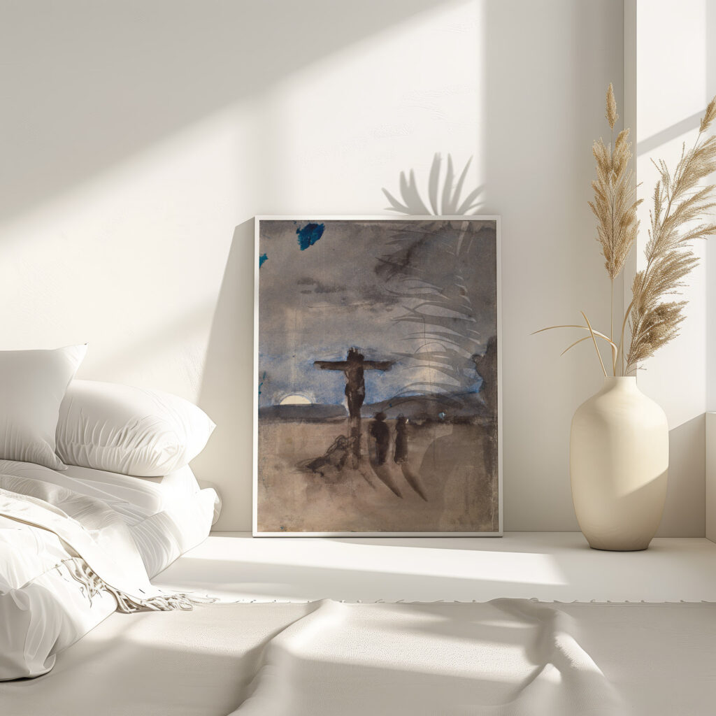 Kristus pa korset 1895 Karl Isakson 4 mockup