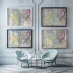 Kropsla en bloemmotieven 1917 08 22 Theo Colenbrander framed posters mockup