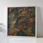 Krumauer Stadtlandschaft 1920 Anton Emanuel Peschka 5 mockup