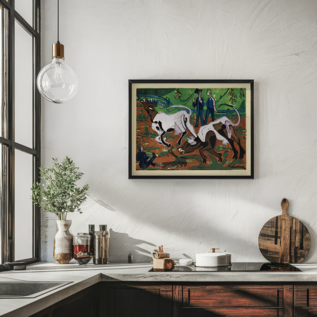 Kuhe im Fruhling 1933 Ernst Ludwig Kirchner 6 mockup