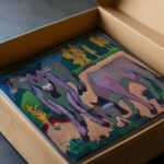 Kuhe im Herbst 1924 1926 Ernst Ludwig Kirchner video mockup