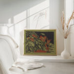 Kuhherde mit einem Hirten 1919 Ernst Ludwig Kirchner 4 mockup