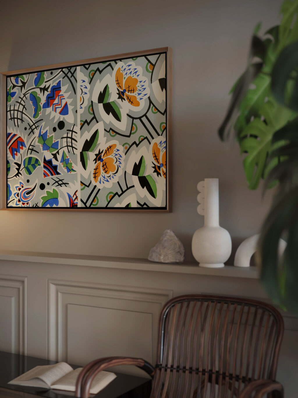 Kunstgewerbliche Schmuckformen fur die Flache Pl 05 1920 Christian Stoll video mockup