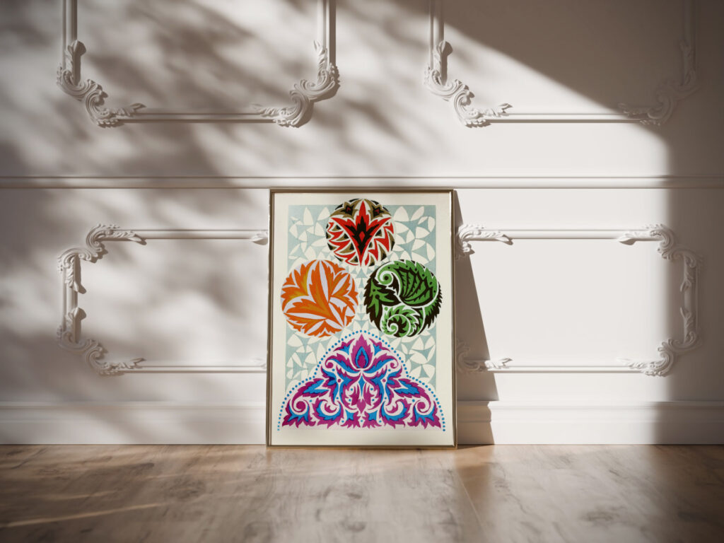 Kunstgewerbliche Schmuckformen fur die Flache Pl 06 1920 Christian Stoll video mockup