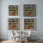 Kunstgewerbliche Schmuckformen fur die Flache Pl 16 1920 Christian Stoll framed posters mockup