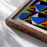 Kunstgewerbliche Schmuckformen fur die Flache Pl 20 1920 Christian Stoll close up dark wood mockup