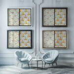 Kunstgewerbliche Schmuckformen fur die Flache Pl 25 1920 Christian Stoll framed posters mockup