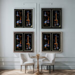 Kunstgewerbliche Schmuckformen fur die Flache Pl 26 1920 Christian Stoll framed posters mockup