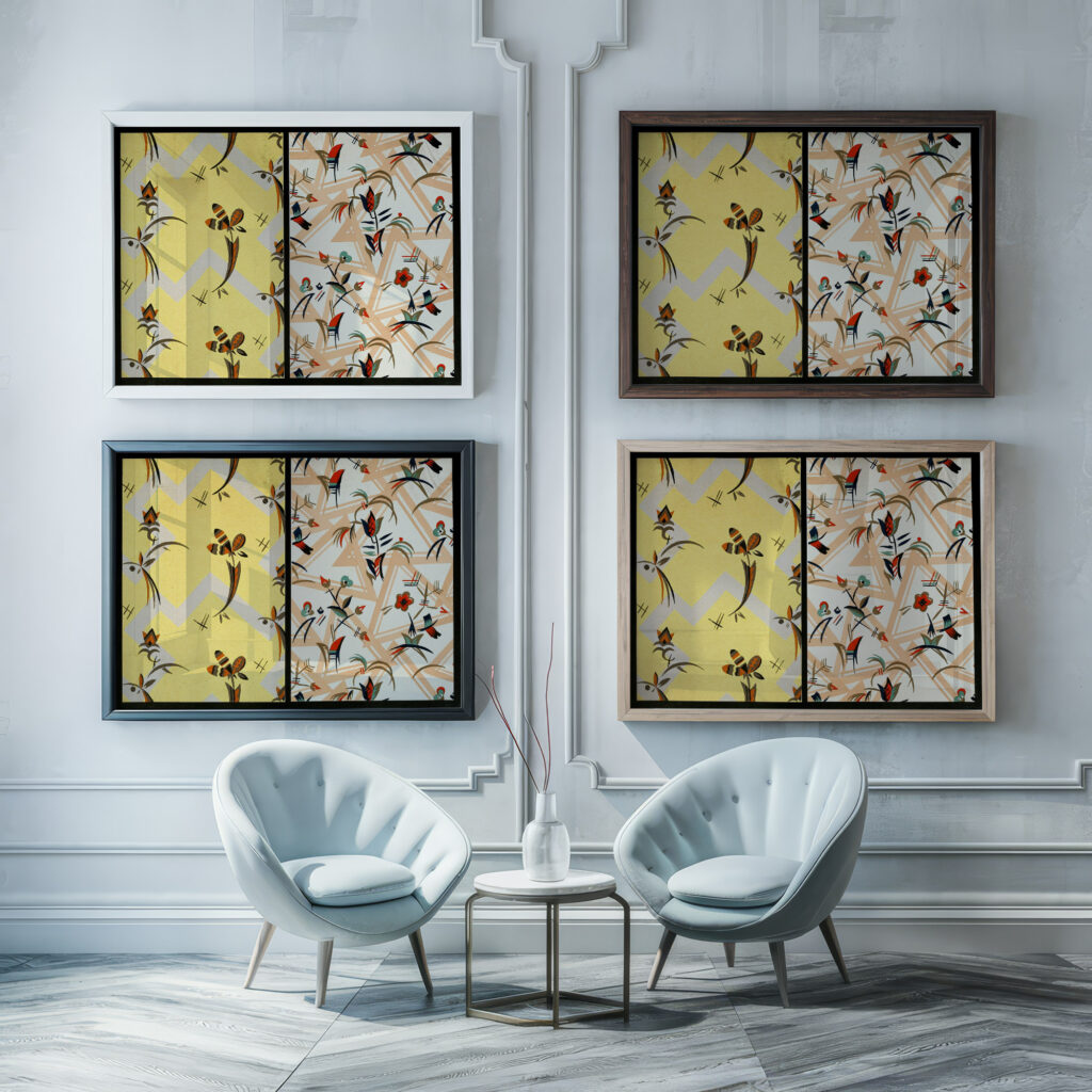 Kunstgewerbliche Schmuckformen fur die Flache Pl 29 1920 Christian Stoll framed posters mockup