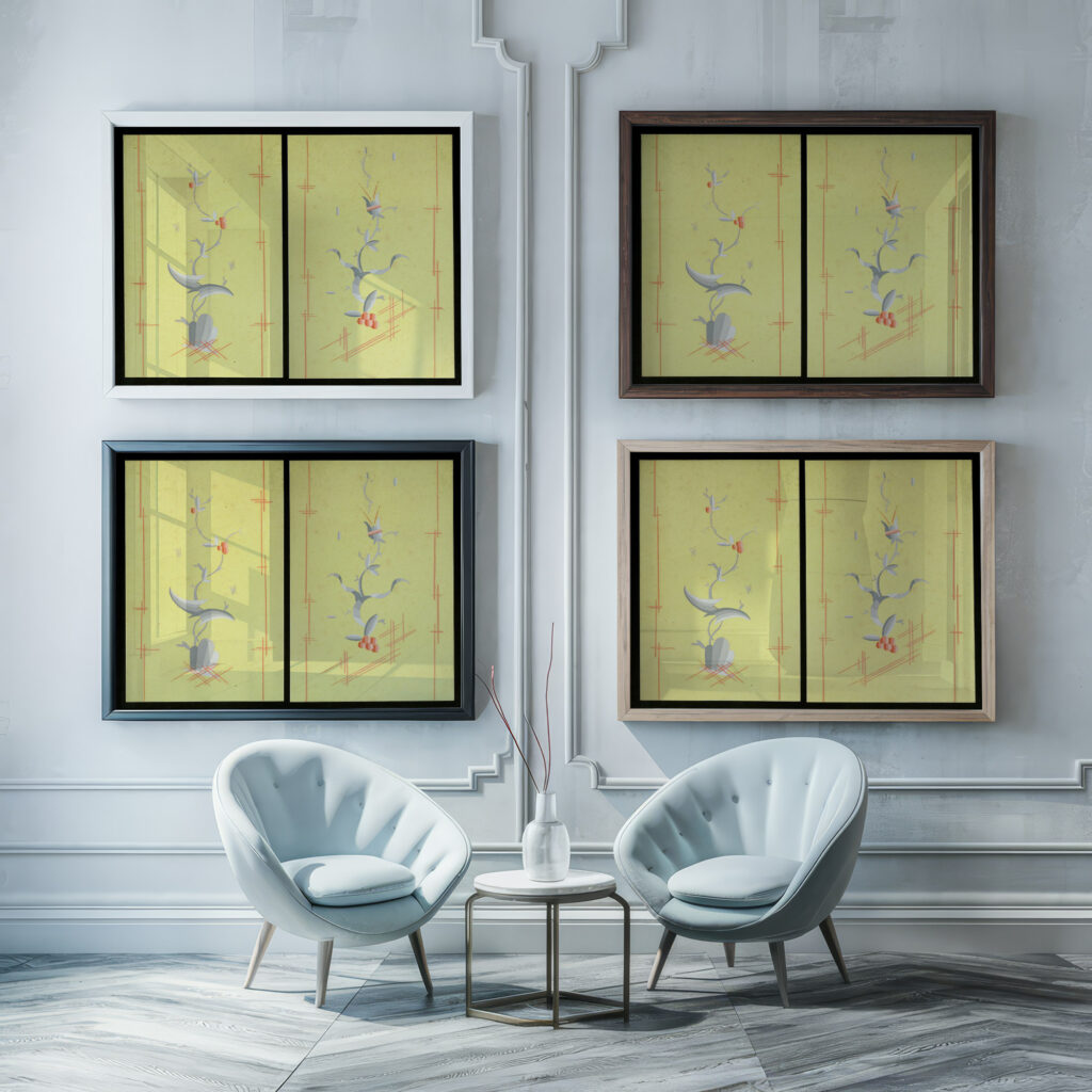 Kunstgewerbliche Schmuckformen fur die Flache Pl 33 1920 Christian Stoll framed posters mockup