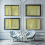 Kunstgewerbliche Schmuckformen fur die Flache Pl 33 1920 Christian Stoll framed posters mockup