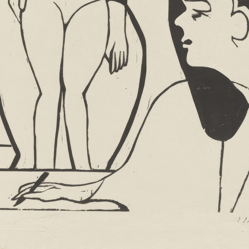 Kunstler und Modell 1933 Ernst Ludwig Kirchner 8 mockup