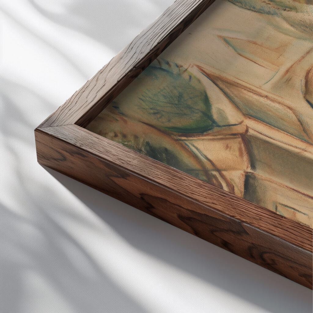 Kupalisko v Hevizi 1930–1939 Jozsef Egry close up dark wood mockup