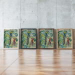 Kvinner hoster frukt ca 1920 Edvard Munch framed posters mockup