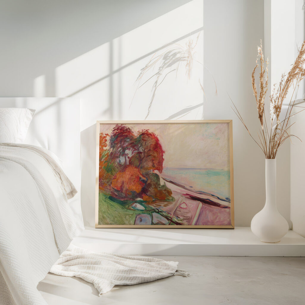 Kystlandskap 1904 Edvard Munch 4 mockup