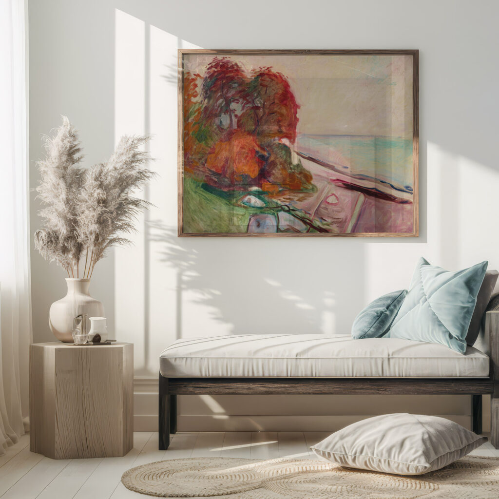 Kystlandskap 1904 Edvard Munch 5 mockup