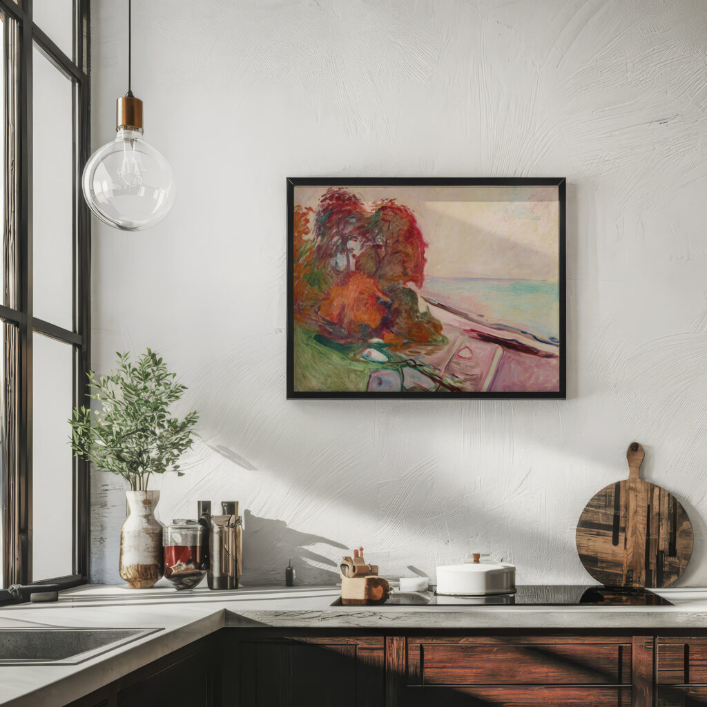 Kystlandskap 1904 Edvard Munch 6 mockup