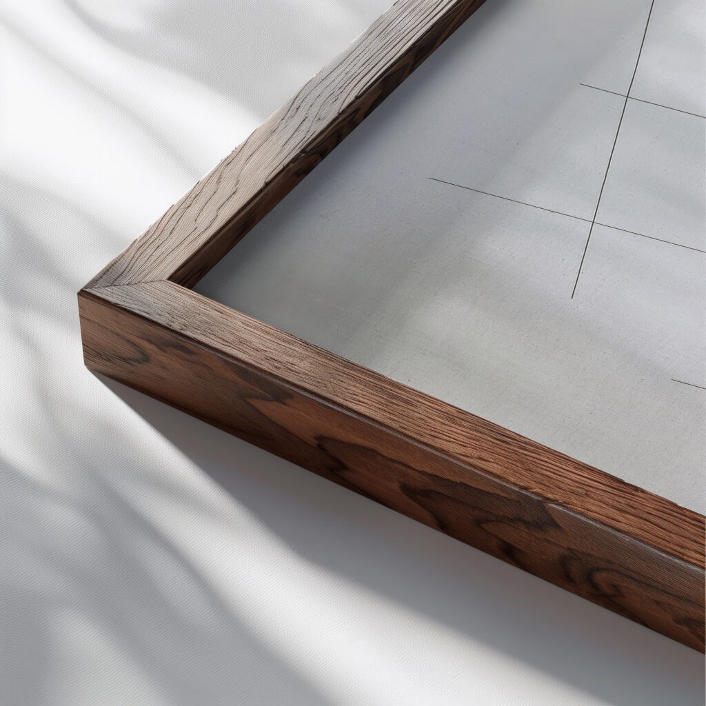 L IV 1936 Laszlo Moholy Nagy close up dark wood mockup