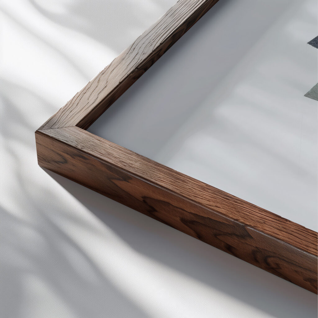 L.AL I 1936 Laszlo Moholy Nagy close up dark wood mockup