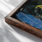 LAmericaine Doit Etre Plus Grande Louis Soutter close up dark wood mockup