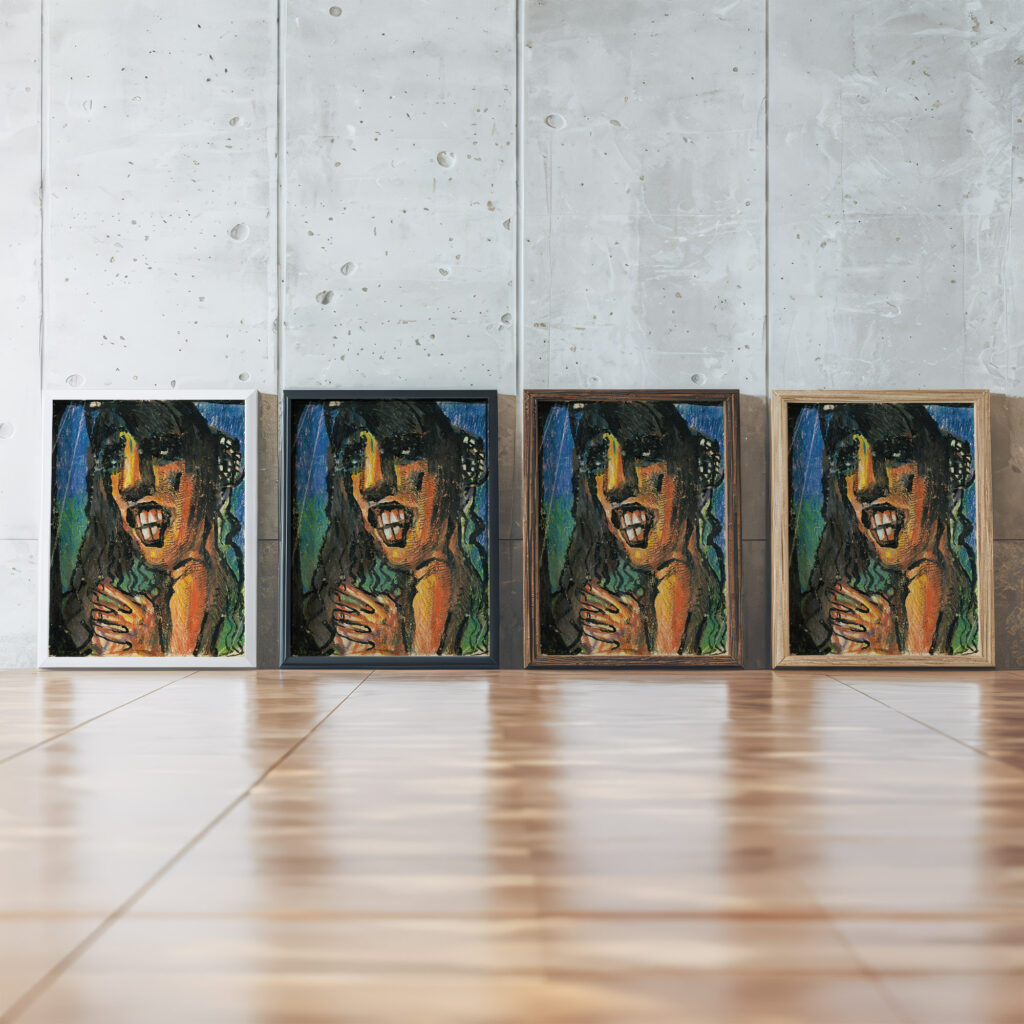 LAmericaine Doit Etre Plus Grande Louis Soutter framed posters mockup