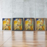 LEquipe de Cardiff 1922 1923 Robert Delaunay framed posters mockup