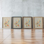 LEquipe de Cardiff 1924 Robert Delaunay framed posters mockup
