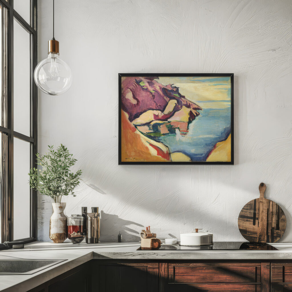 La Baie du Bec de lAigle La Ciotat 1907 Emile Othon Friesz 6 mockup