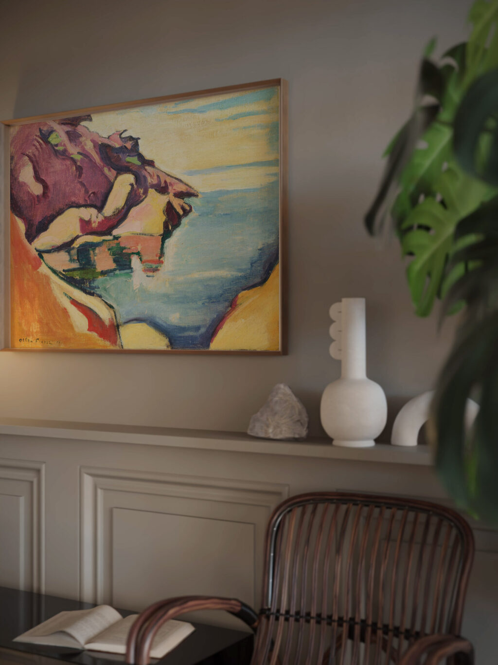 La Baie du Bec de lAigle La Ciotat 1907 Emile Othon Friesz video mockup