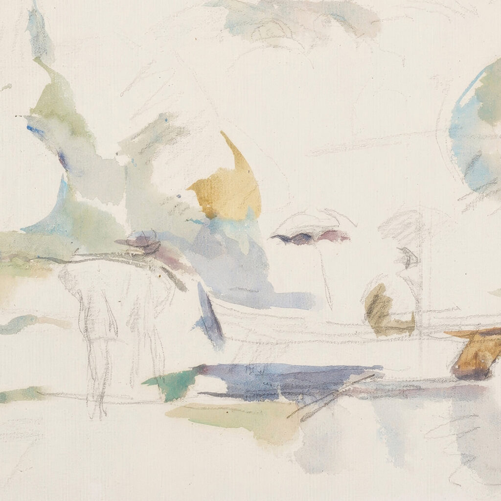 La Barque ou Le lac dAnnecy 1896 Paul Cezanne 8 mockup